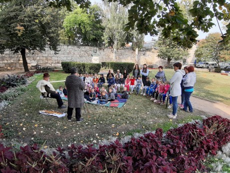 Itt van az ősz, itt van újra - őszköszöntőt tartottak óvodásoknak a Prohászka ligetben